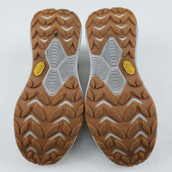 Hoka Transport Running Sneaker Womens 8.5 Gray Bungee Hiking Walking Vibram Shoe - Picture 10 of 12